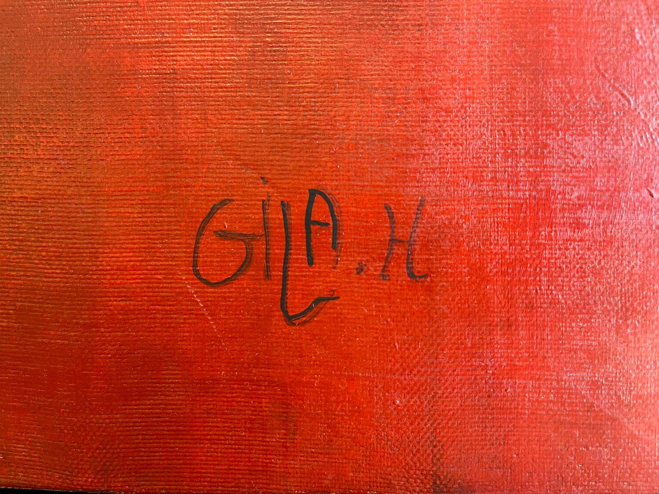 Gila Hamzani  ** Screaming ** Original Acrylic On Canvas - Contemporary Painting by GILA HAMZANI