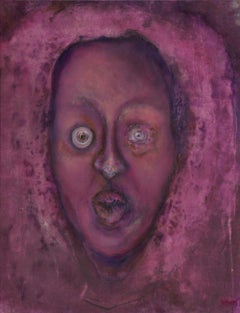 Gila Hamzani  ** Terrified ** Original Acrylic On Canvas