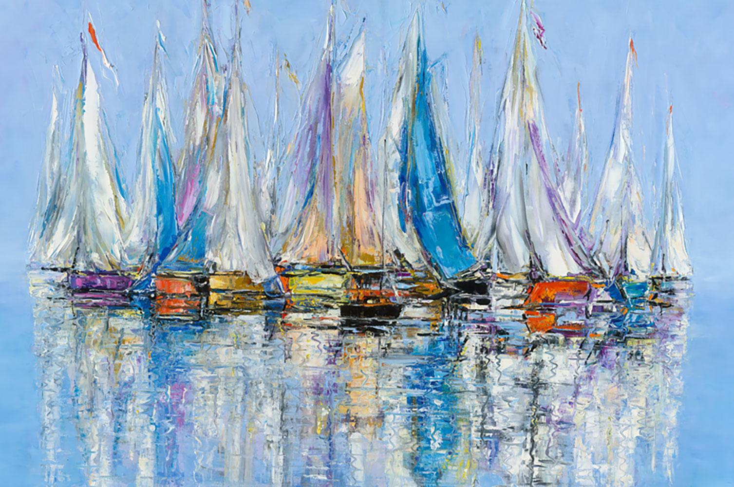 Duaiv * Les Douces Voiles * Original Öl auf Leinwand 1