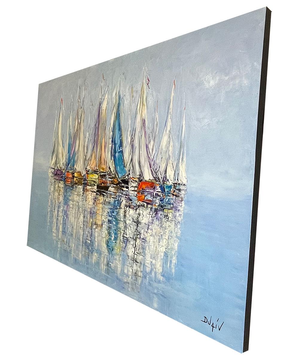 Duaiv * Les Douces Voiles * Original Öl auf Leinwand 3