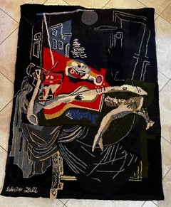 Still Light By The Light of The Moon - Nature Morte au Clair De Luna Wandteppich