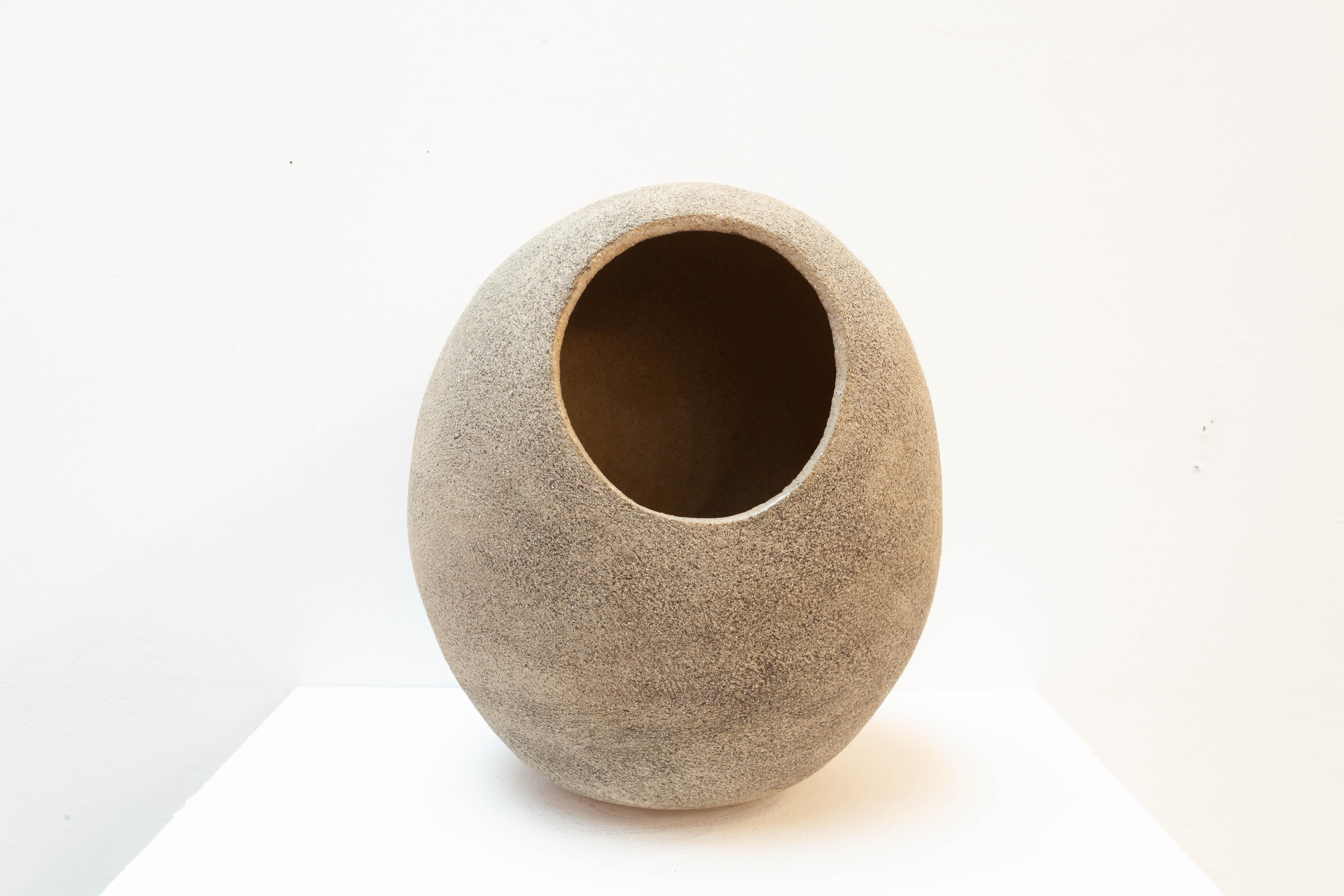 Alison McGechie Abstract Sculpture - Lopsided Pot