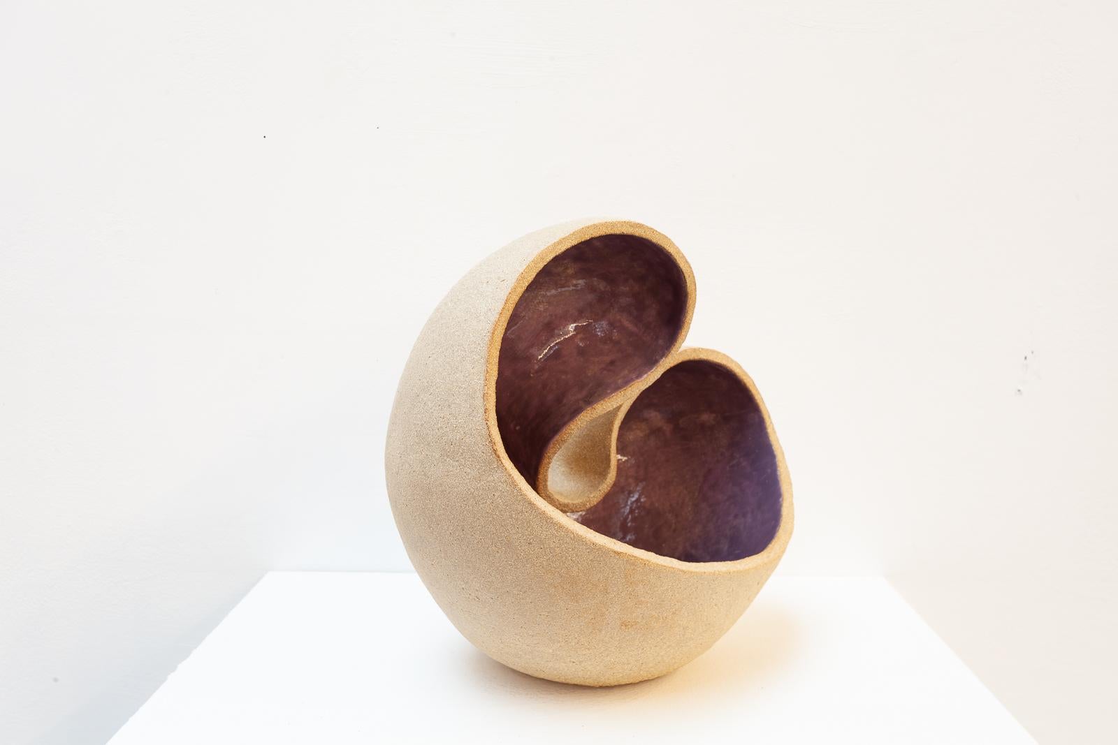 Hand-built, internal glazed stoneware ceramic. 

From her earliest experiments in art Alison has found the variety and beauty of the human form endlessly fascinating and life-drawing was her first love. For her the human element is vital. 

It was