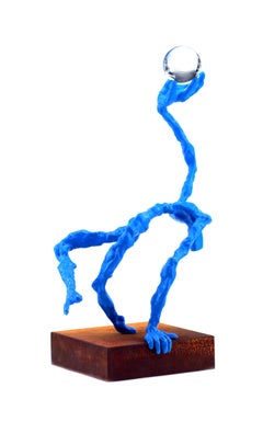 Tomasz Koclega, Realem Thesaurum, laquered bronze, glass, 43 x 34 x 25 cm, 2020