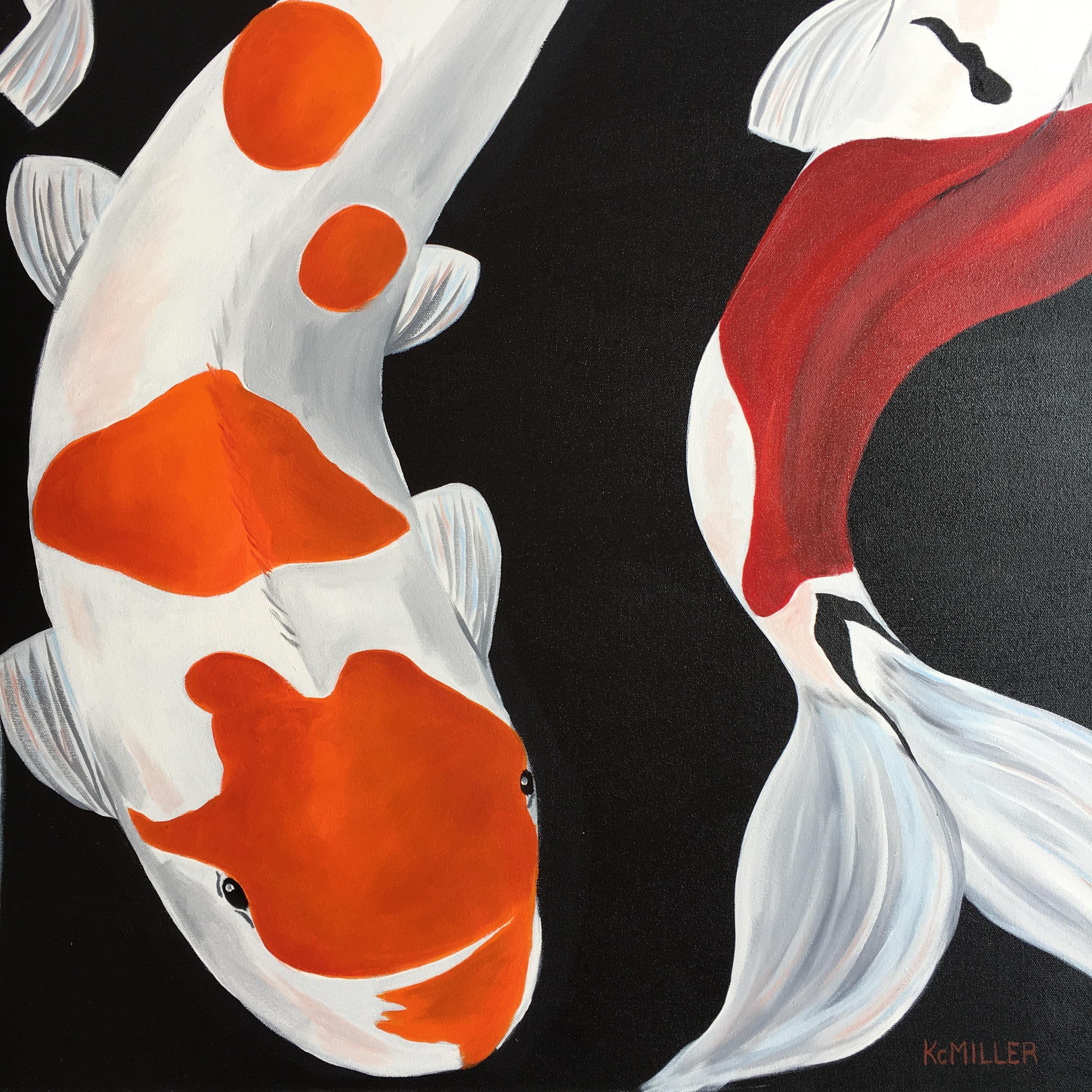 koi fish painting