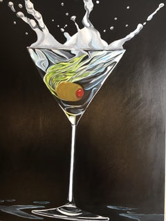 Pop Art, Splash of Celebration. Title - Cocktail Glass