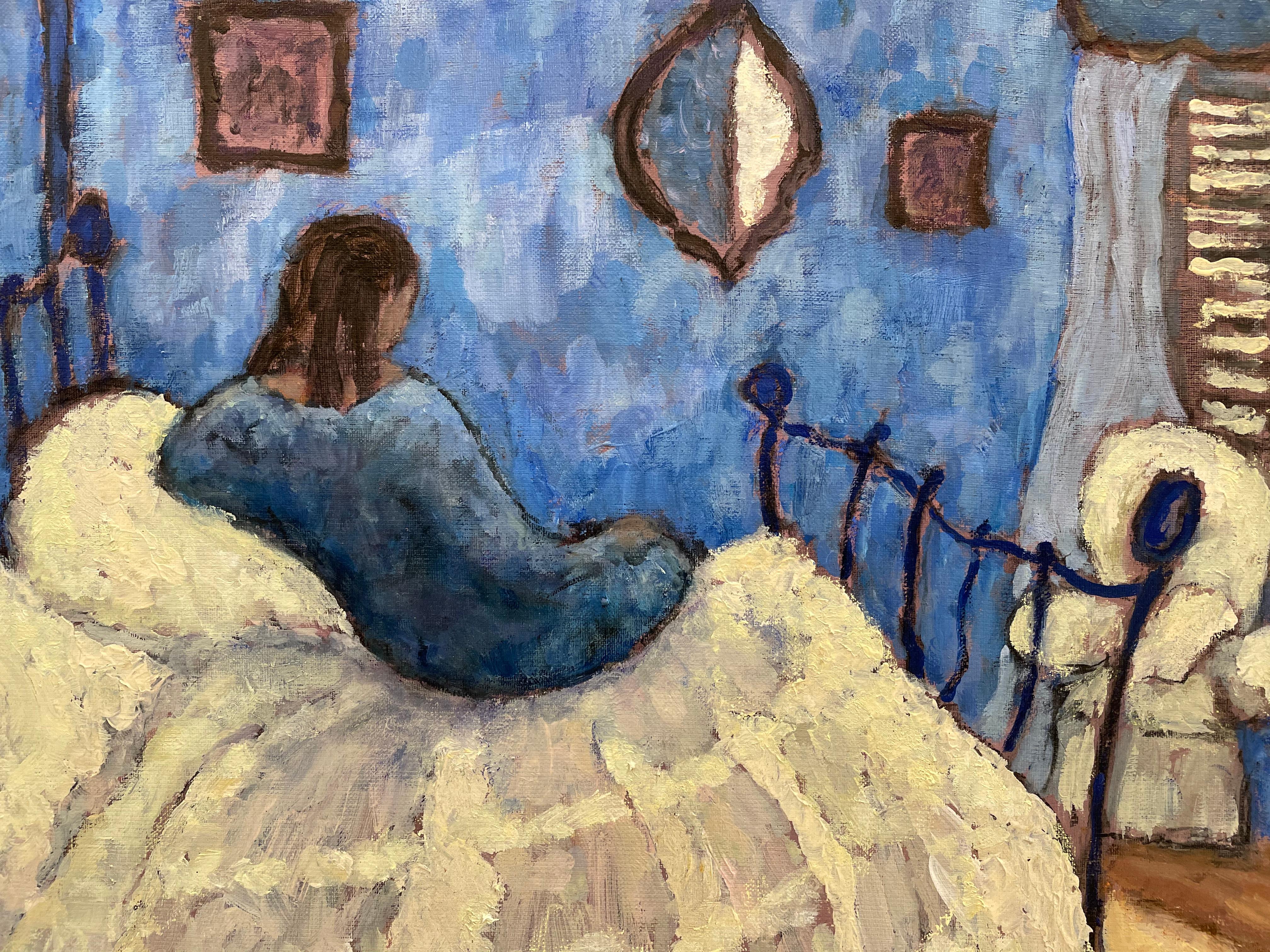 Title - The Blue Room - Painting by Anthony Murphy
