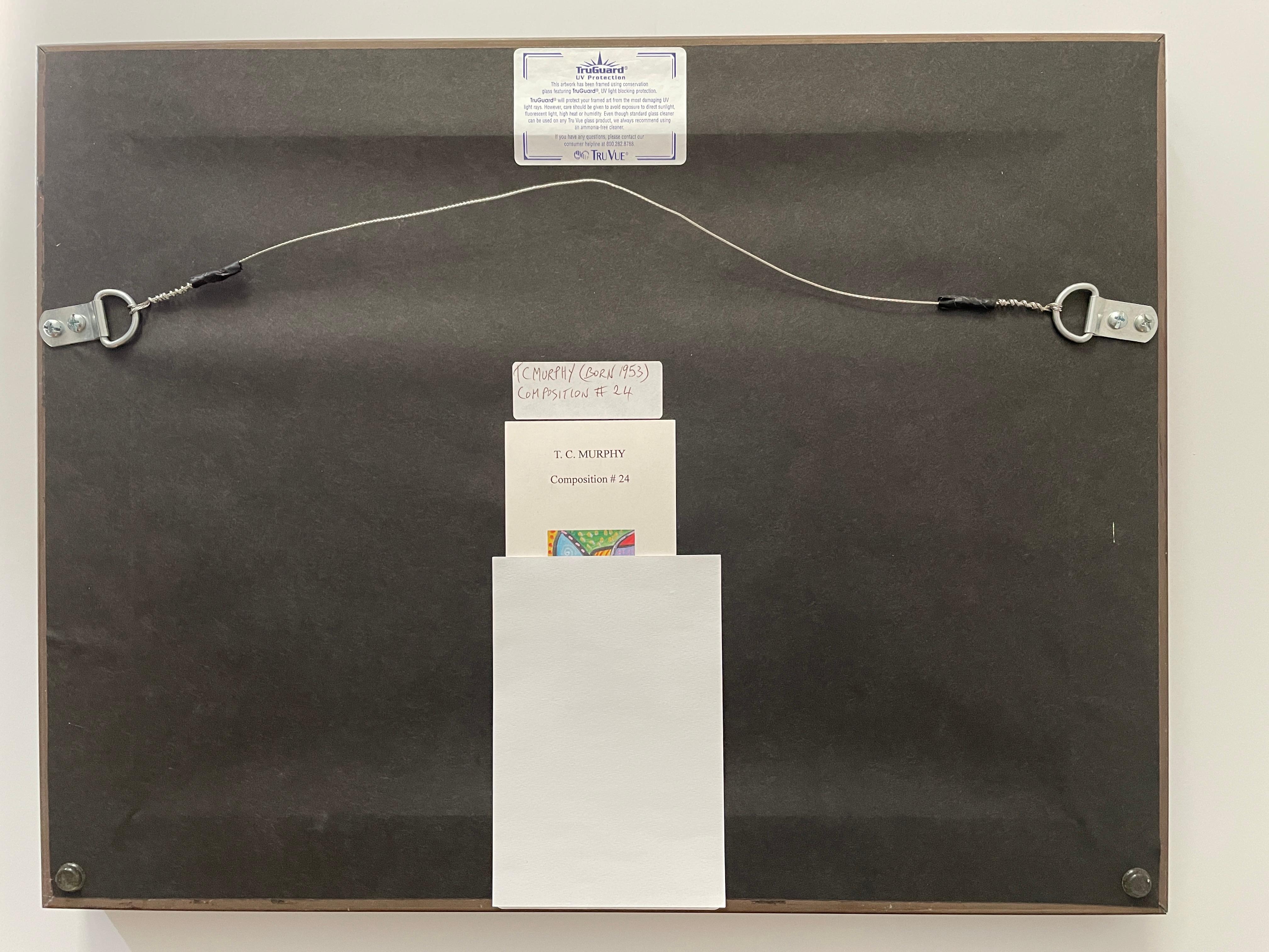 Geometric Abstract Painting. Title - Composition # 24 For Sale 1