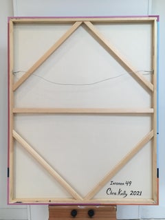 Painting Inspired by Golden Ratio and Fibonacci Sequence. Title - Interior 49