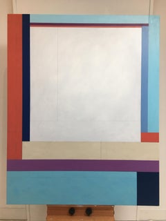 Painting Inspired by Golden Ratio and Fibonacci Sequence. Title - Interior 50