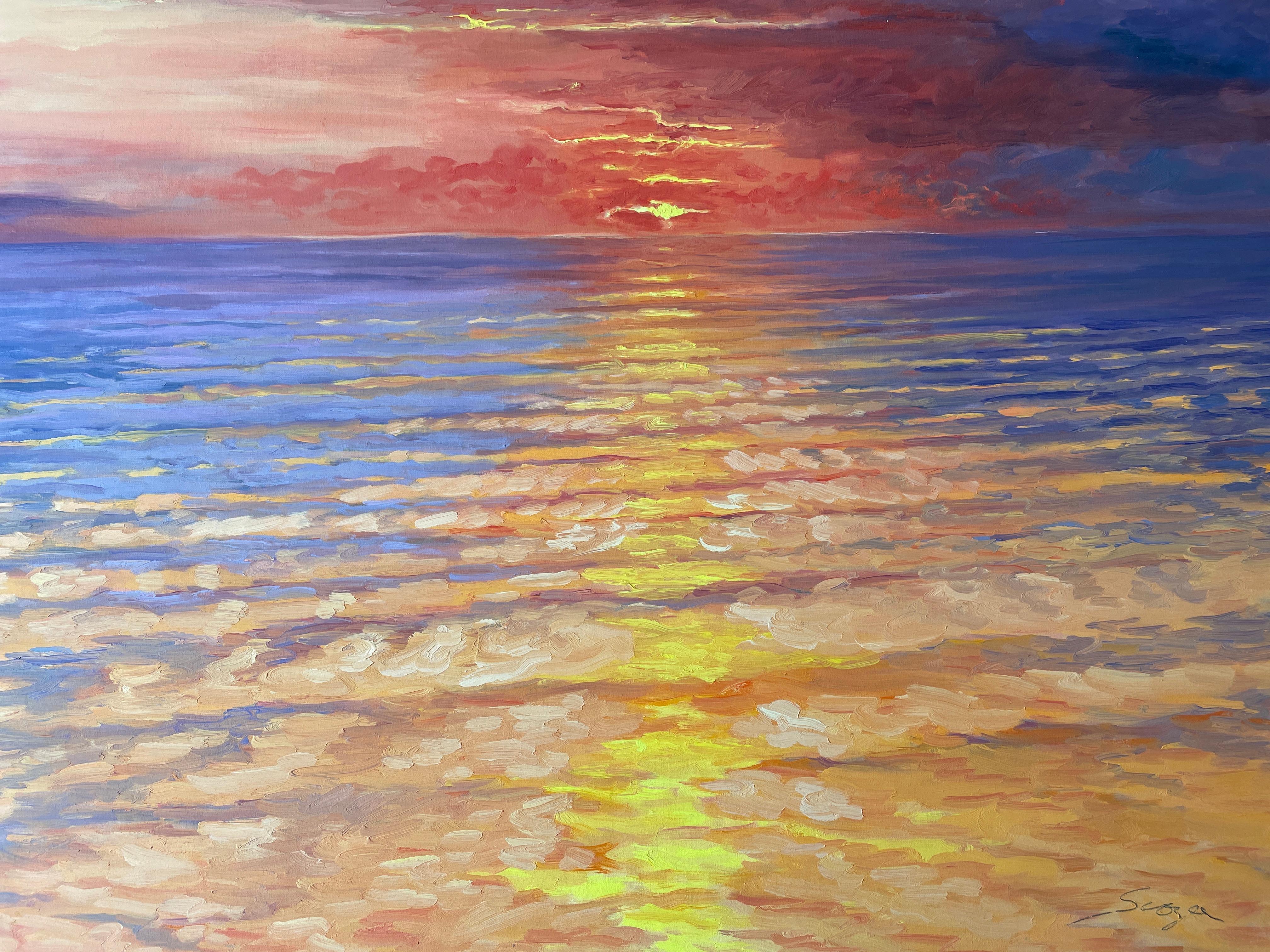 title for sunset painting