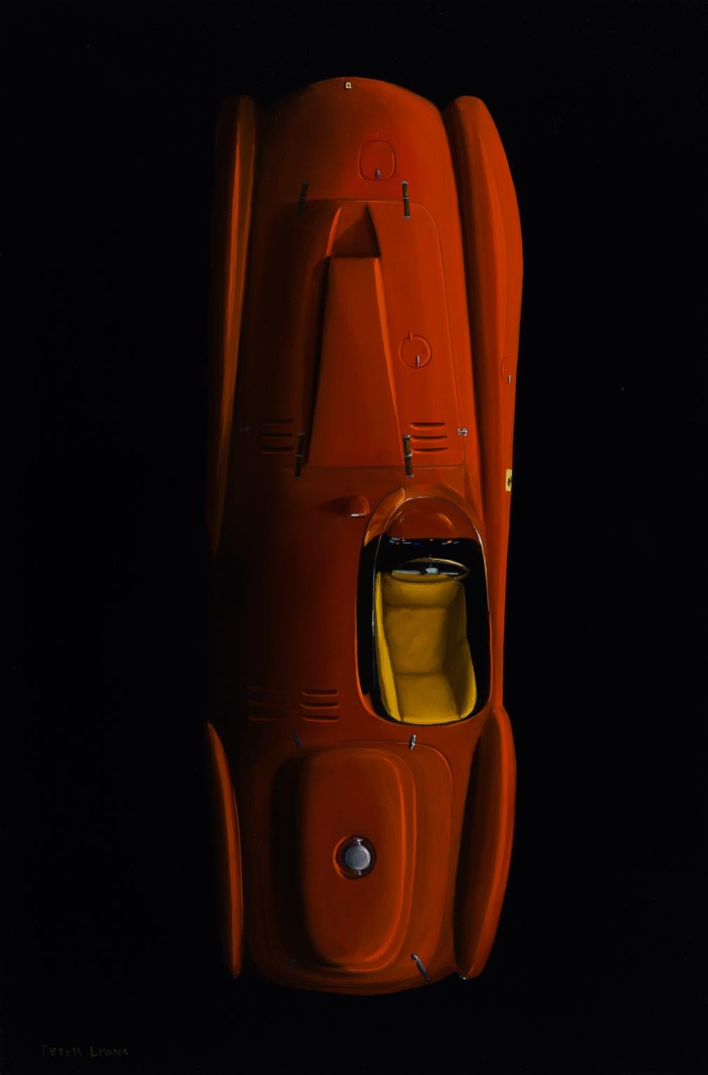 voiture Ferrari - Painting de Peter Lyons