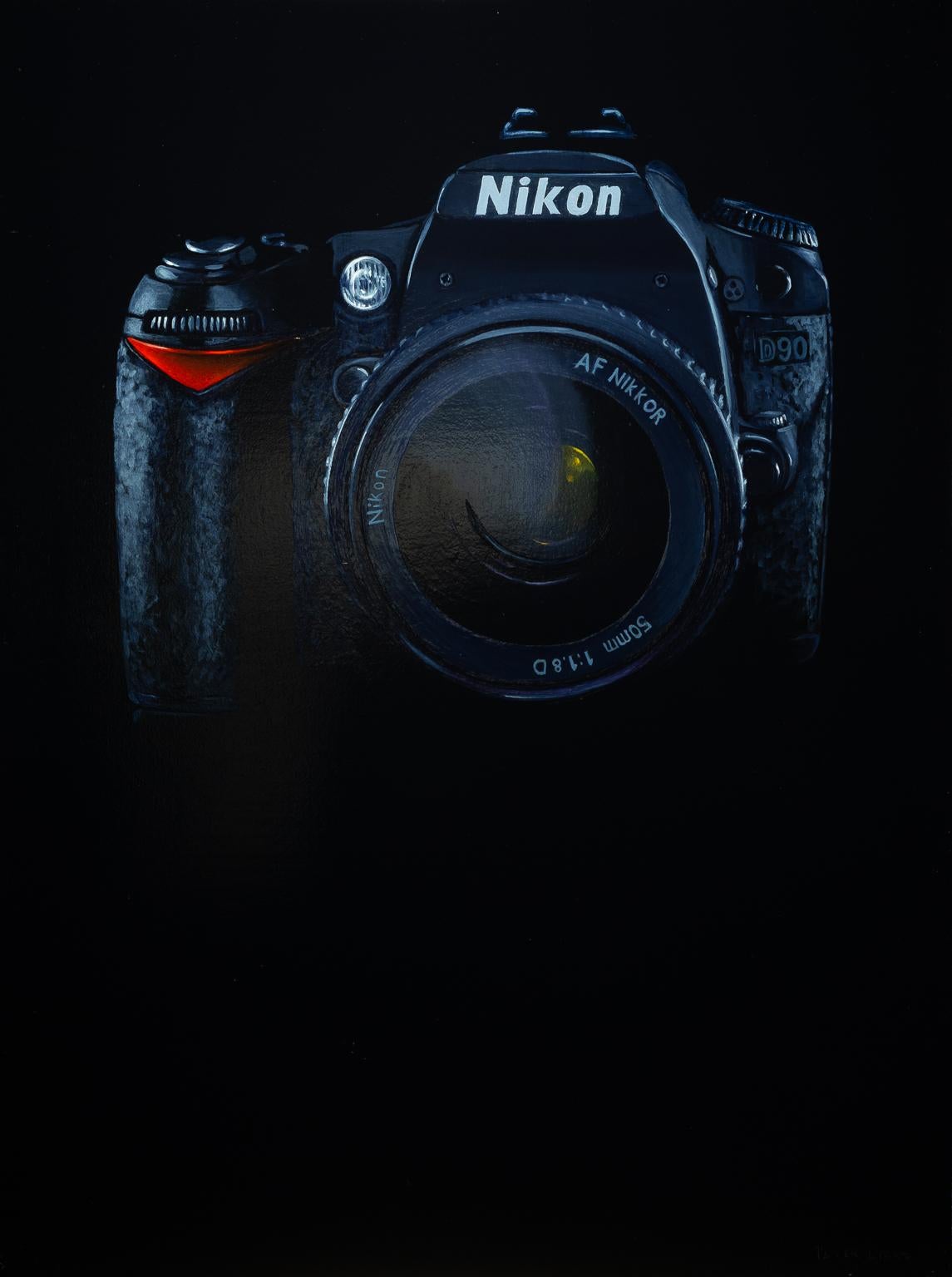 Nikon - Painting by Peter Lyons