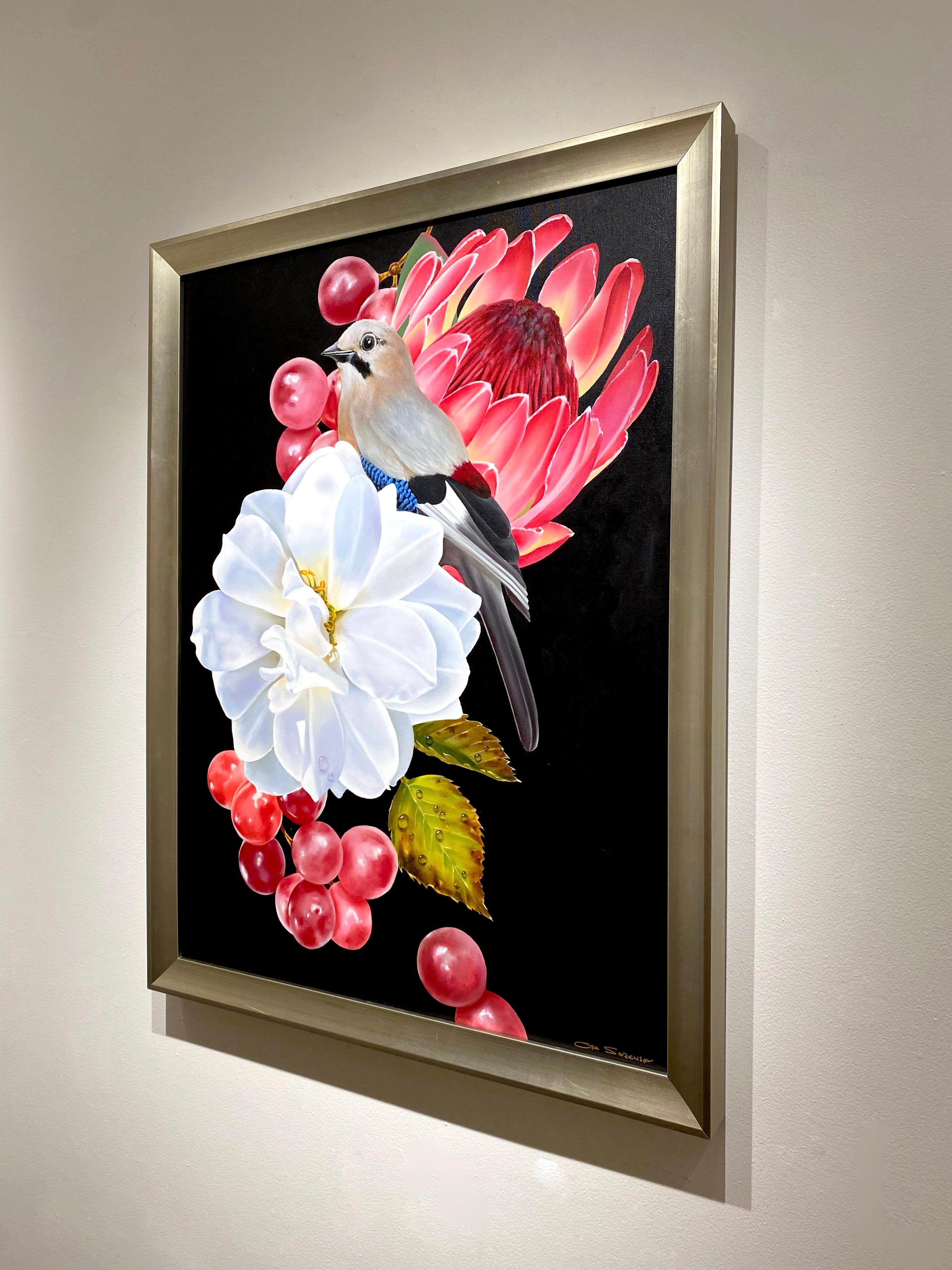 This hyperrealist floral 