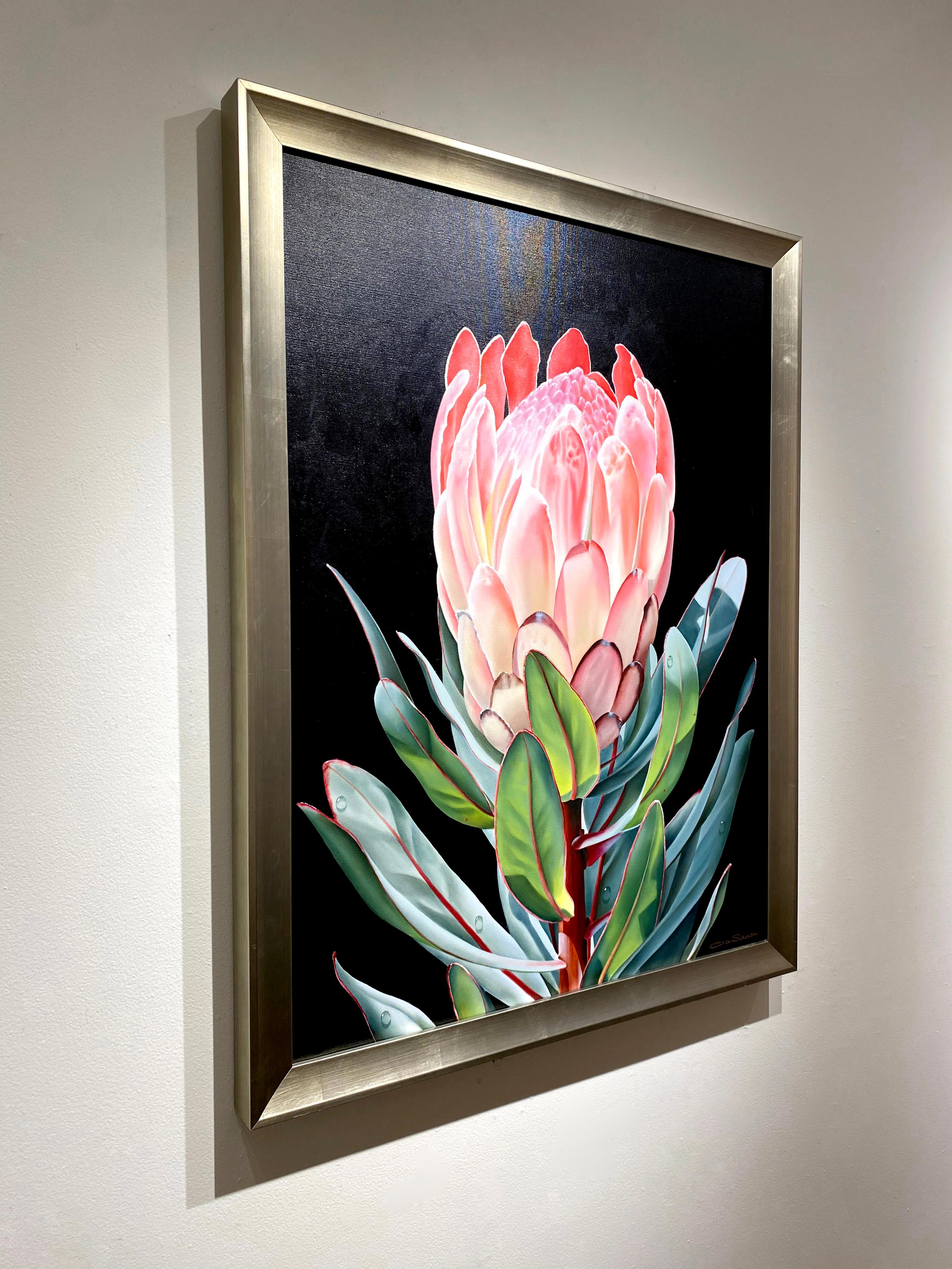 This hyperrealist floral 