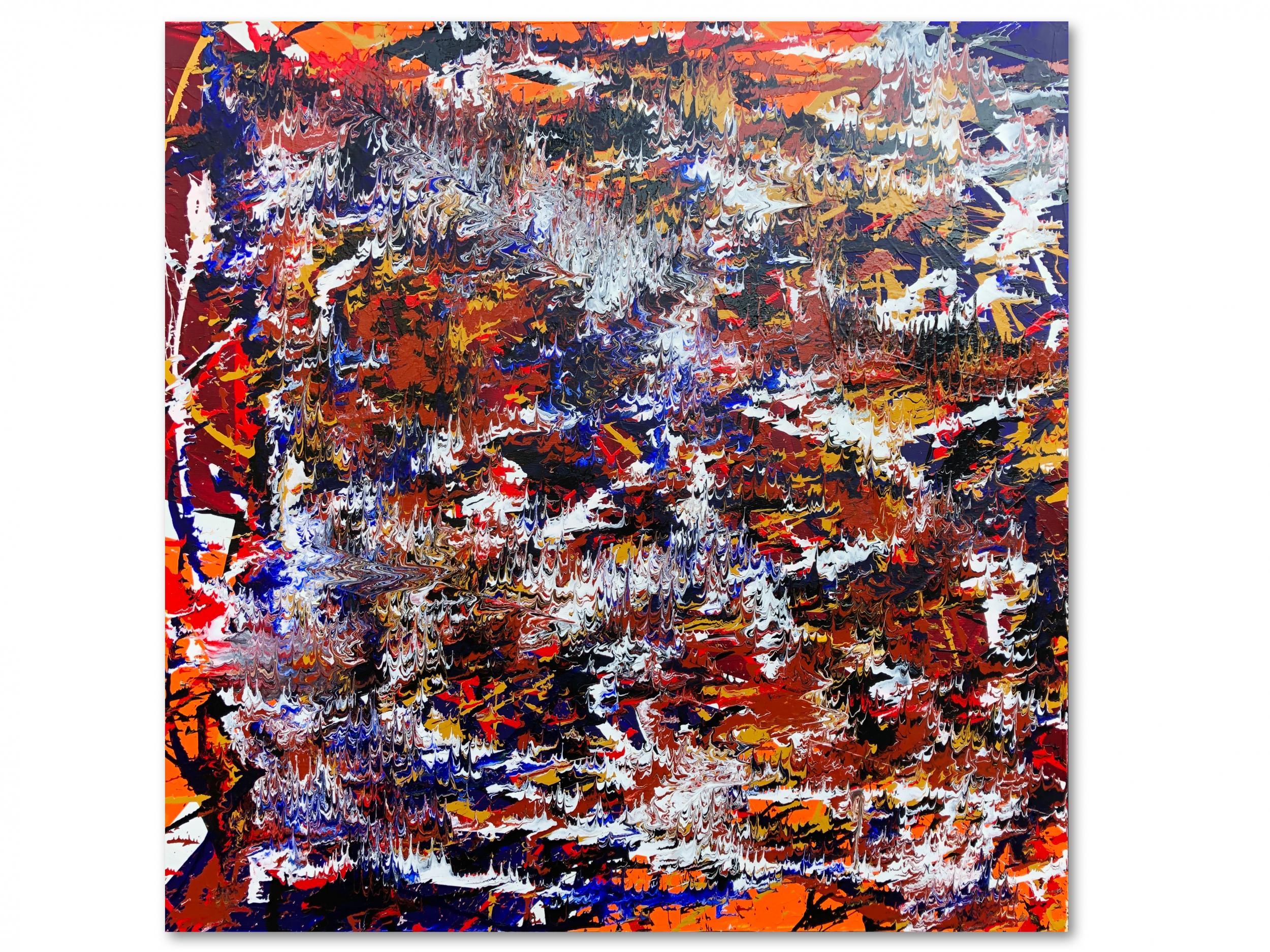 Day For Night di Troy Smith Fine Art Arte astratta in vendita 5