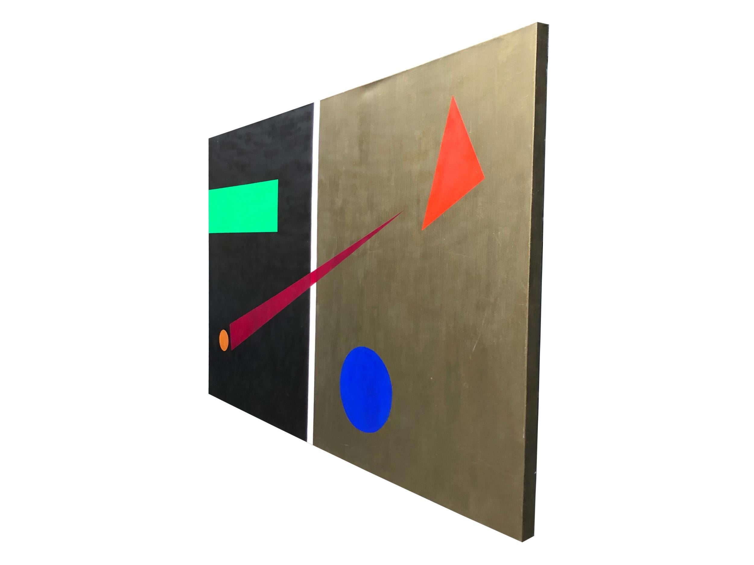The Future Is Now von Troy Smith Abstraktes Geometrisches Kunstwerk im Angebot 1