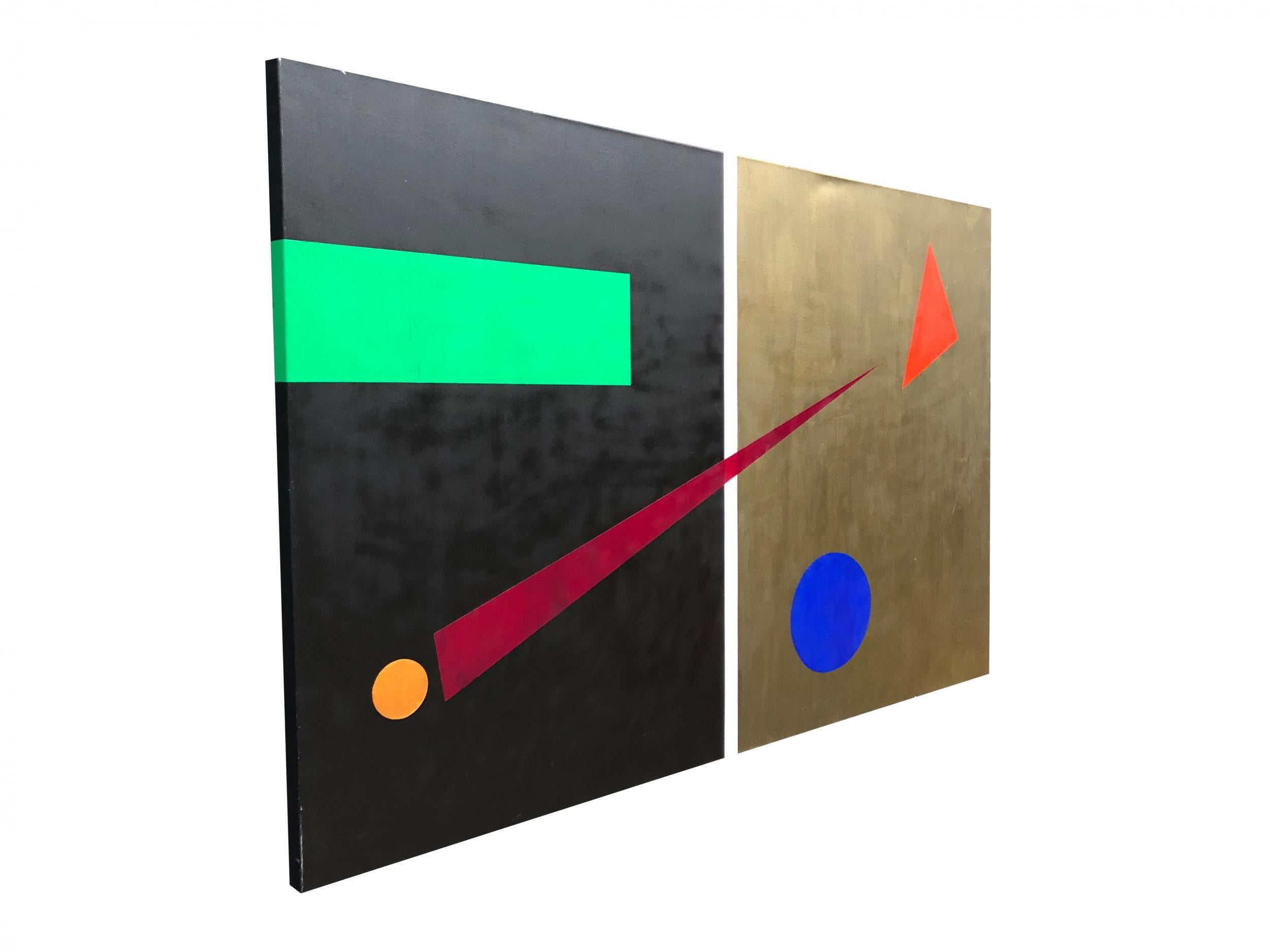 The Future Is Now von Troy Smith Abstraktes Geometrisches Kunstwerk im Angebot 2