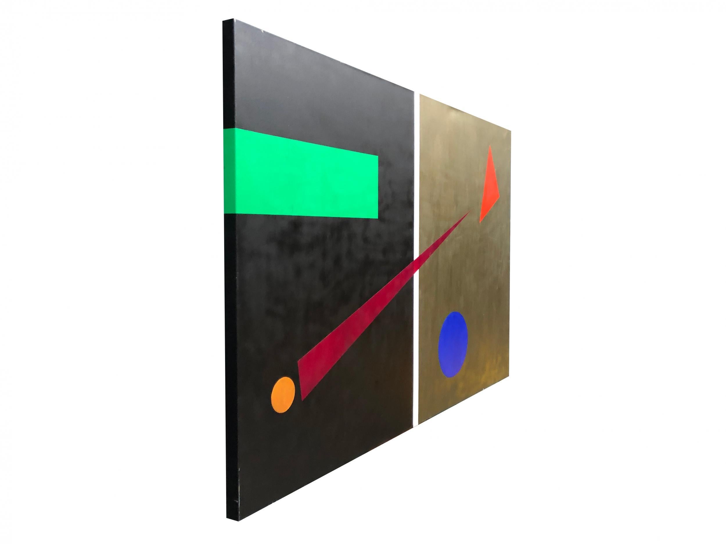 The Future Is Now von Troy Smith Abstraktes Geometrisches Kunstwerk im Angebot 3