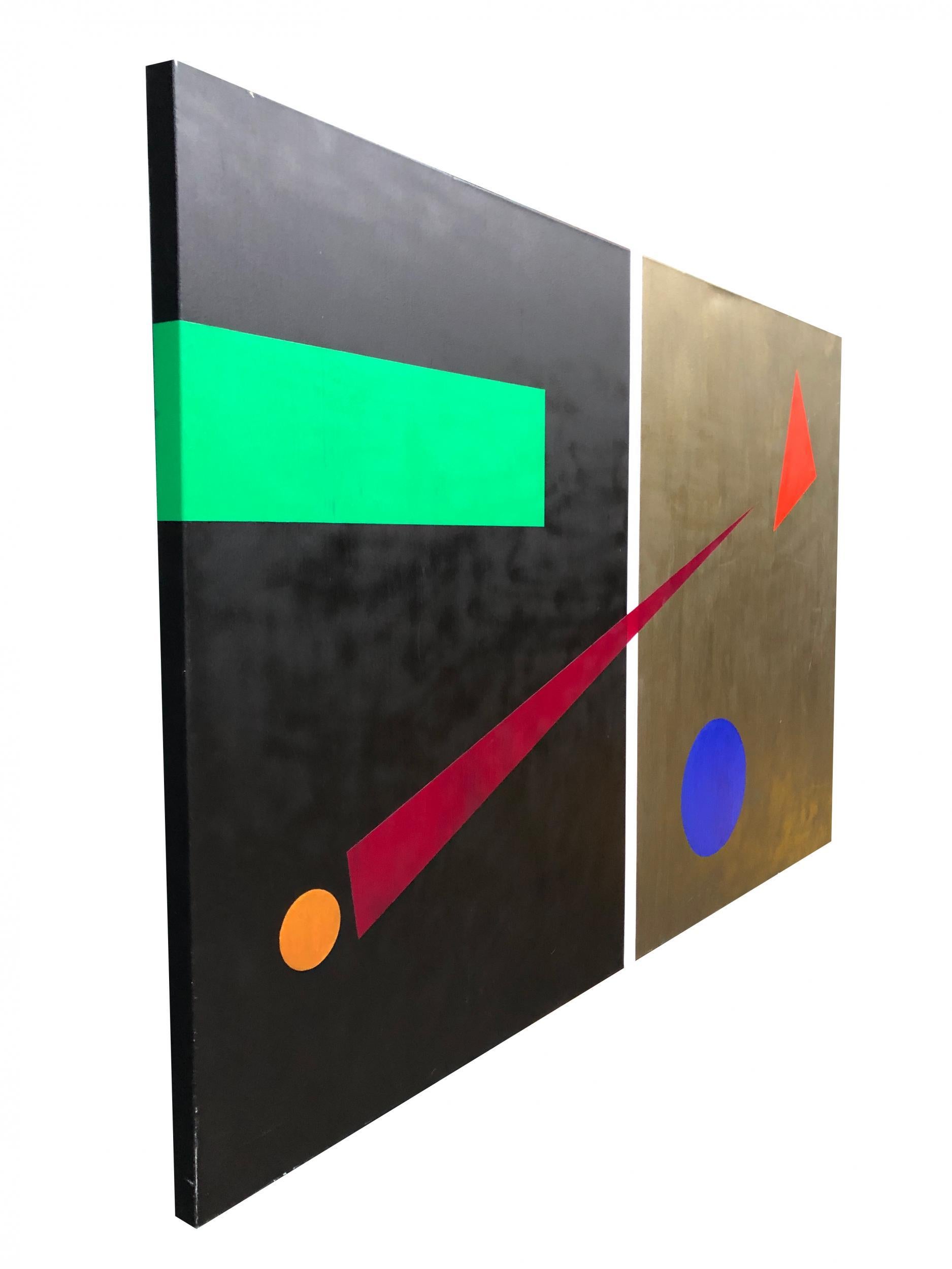 The Future Is Now von Troy Smith Abstraktes Geometrisches Kunstwerk im Angebot 4