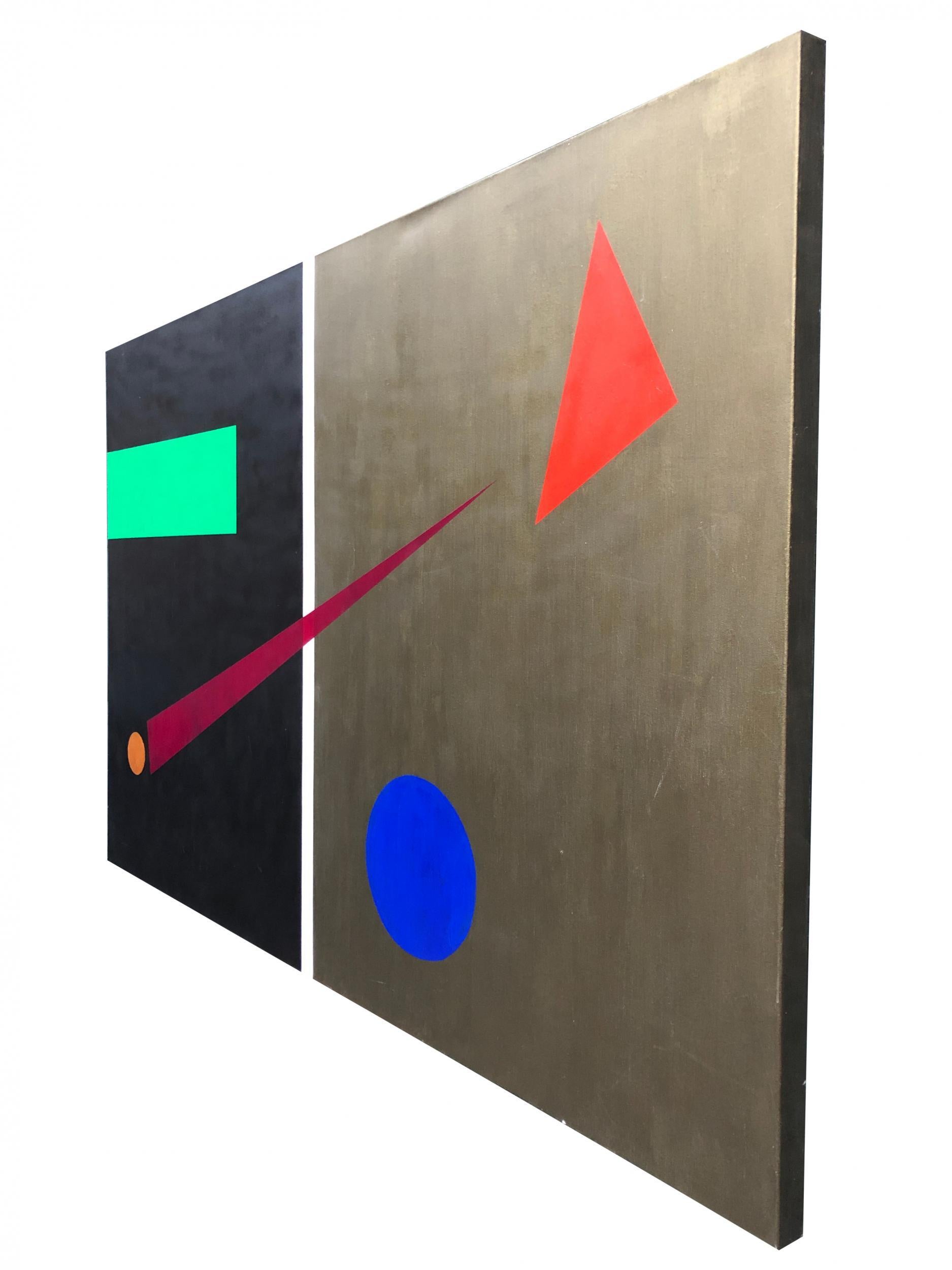 The Future Is Now von Troy Smith Abstraktes Geometrisches Kunstwerk im Angebot 5