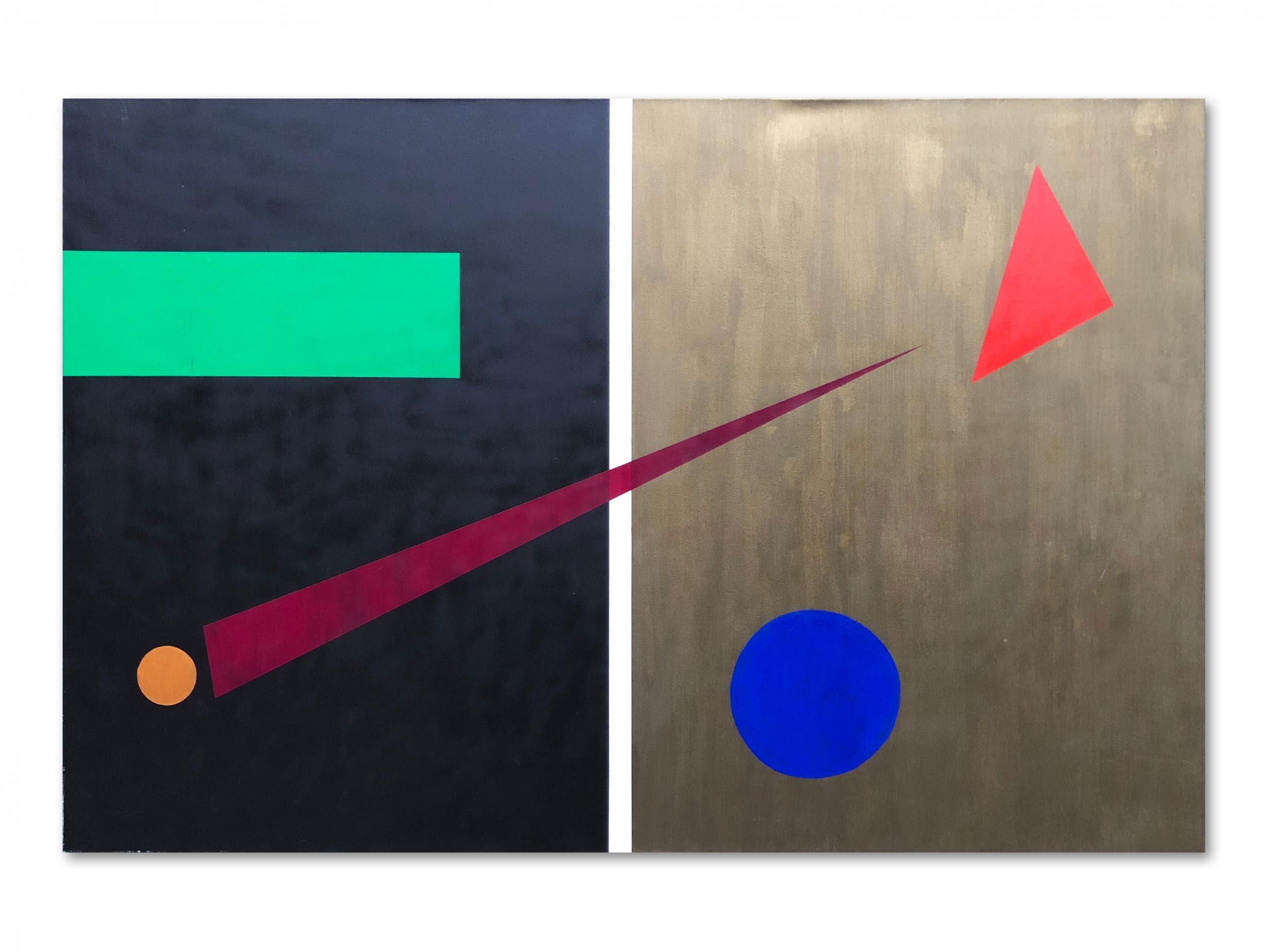 The Future Is Now von Troy Smith Abstraktes Geometrisches Kunstwerk im Angebot 6
