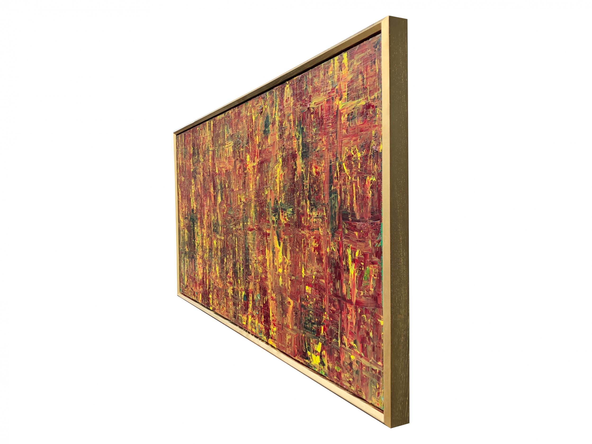 Memories By Troy Smith With Gilt Frame Fine Art Abstract Art For Sale 2
