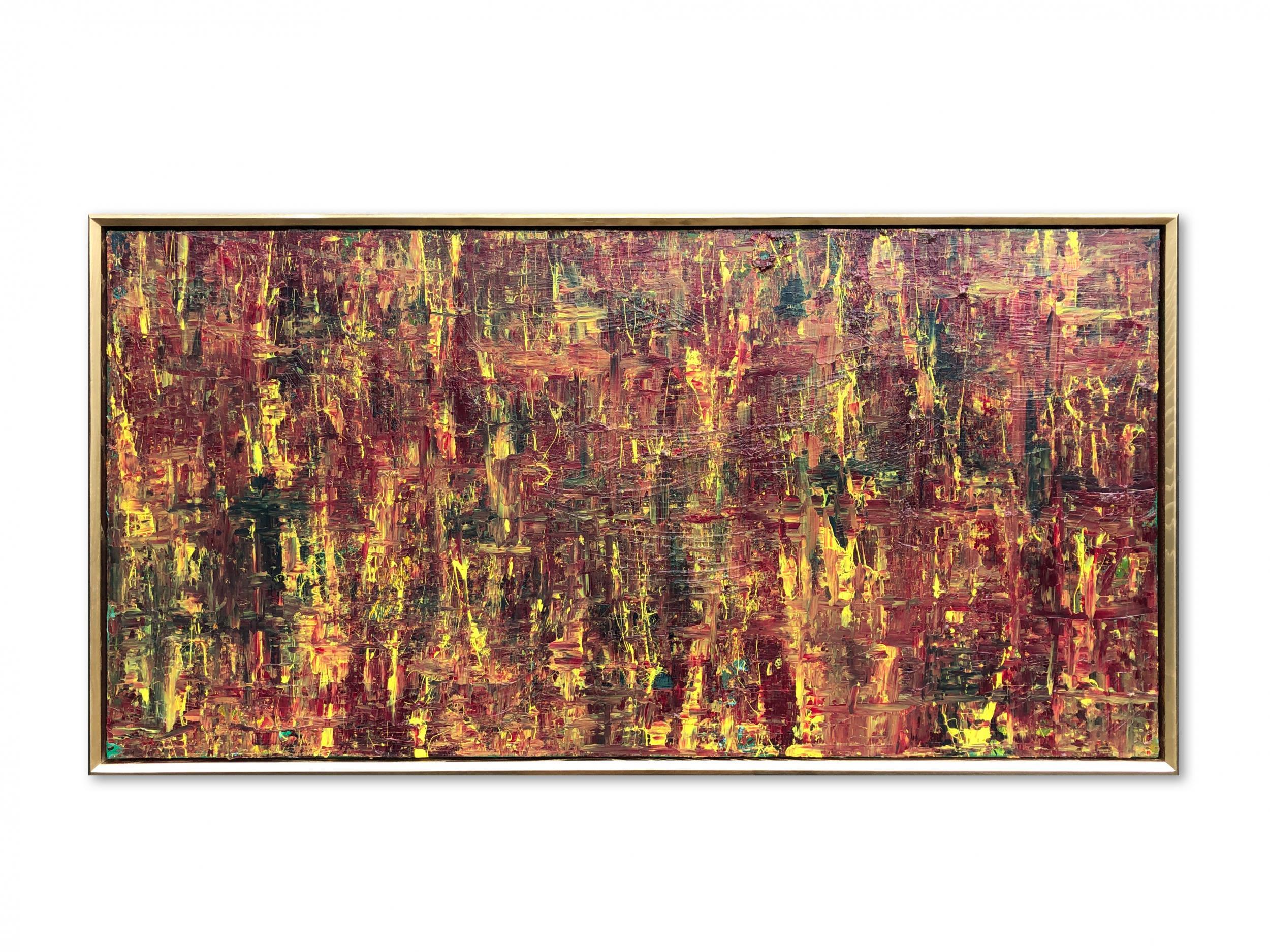Memories By Troy Smith With Gilt Frame Fine Art Abstract Art For Sale 3