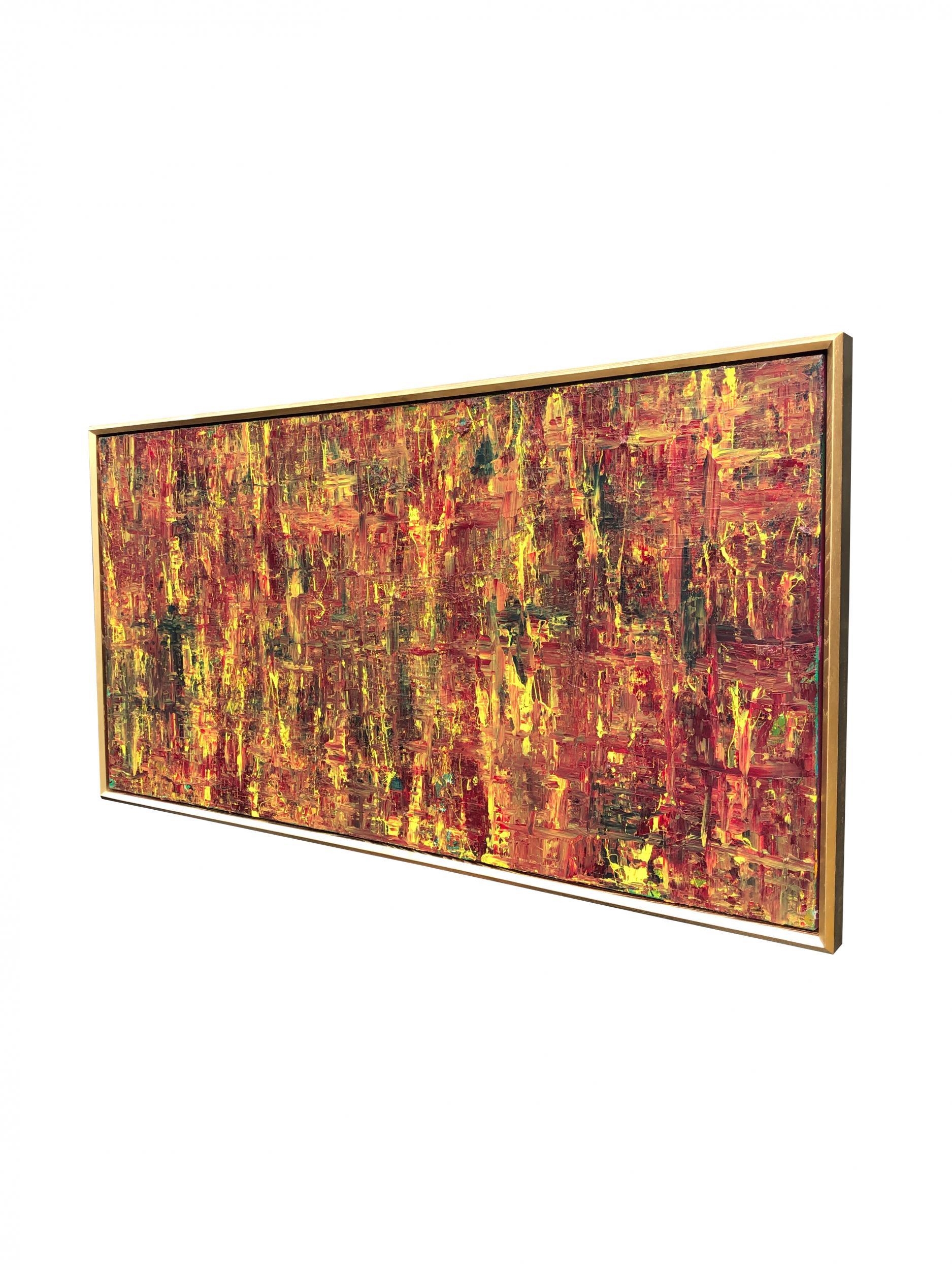 Memories By Troy Smith With Gilt Frame Fine Art Abstract Art For Sale 4