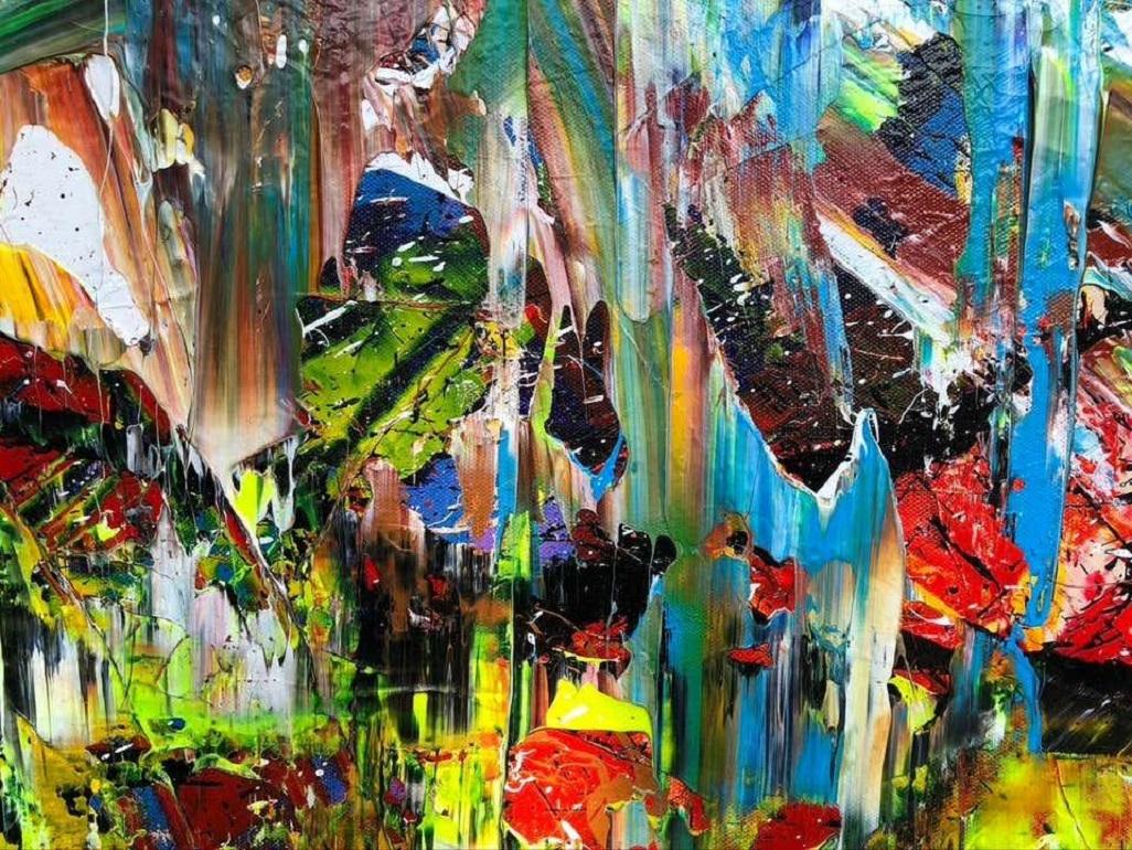  Fine Art Painting by Troy Smith On Canvas Abstraction 2
