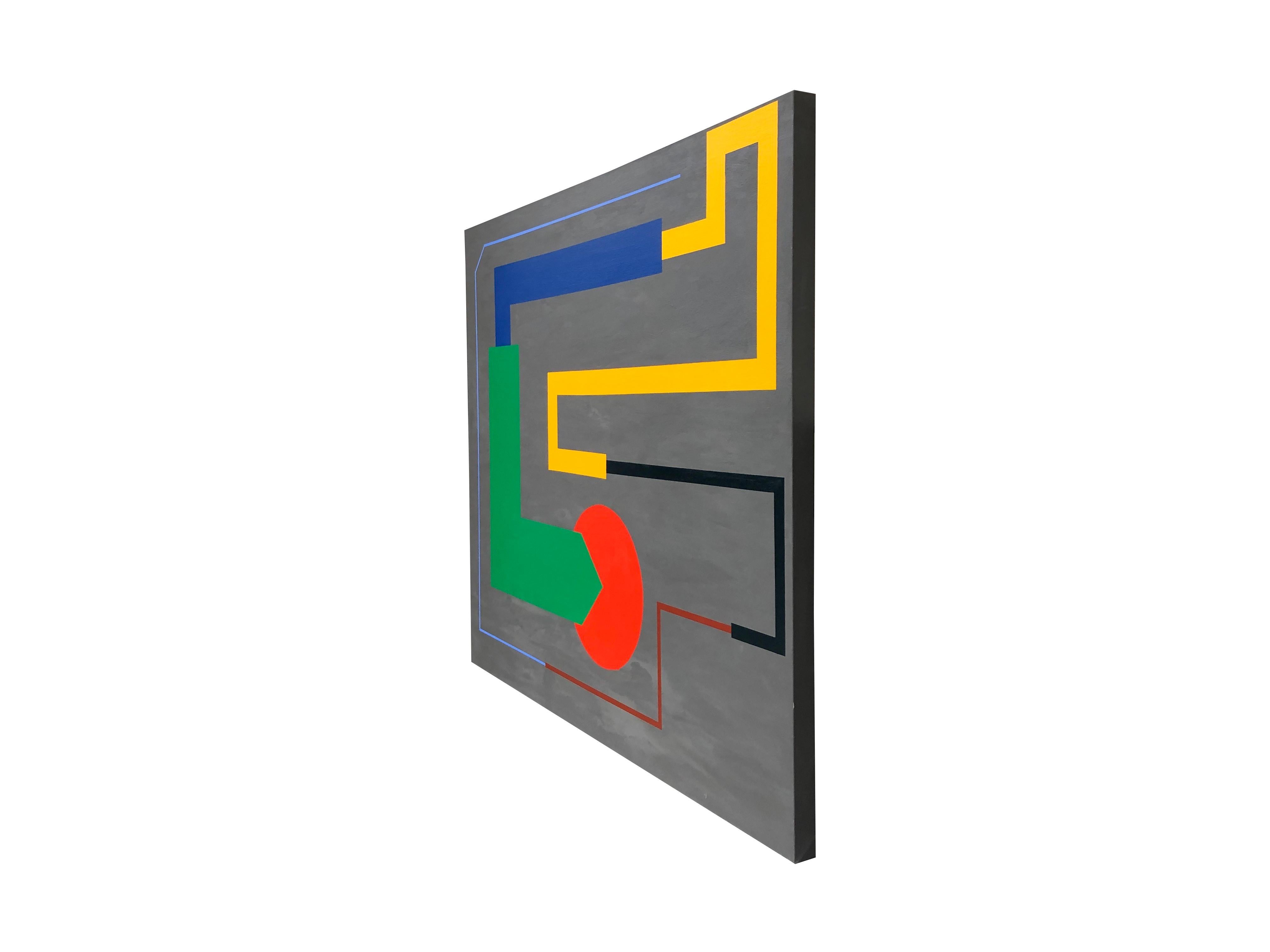 Follow The Leader di Troy Smith Fine Art Geometrico Astratto in vendita 3