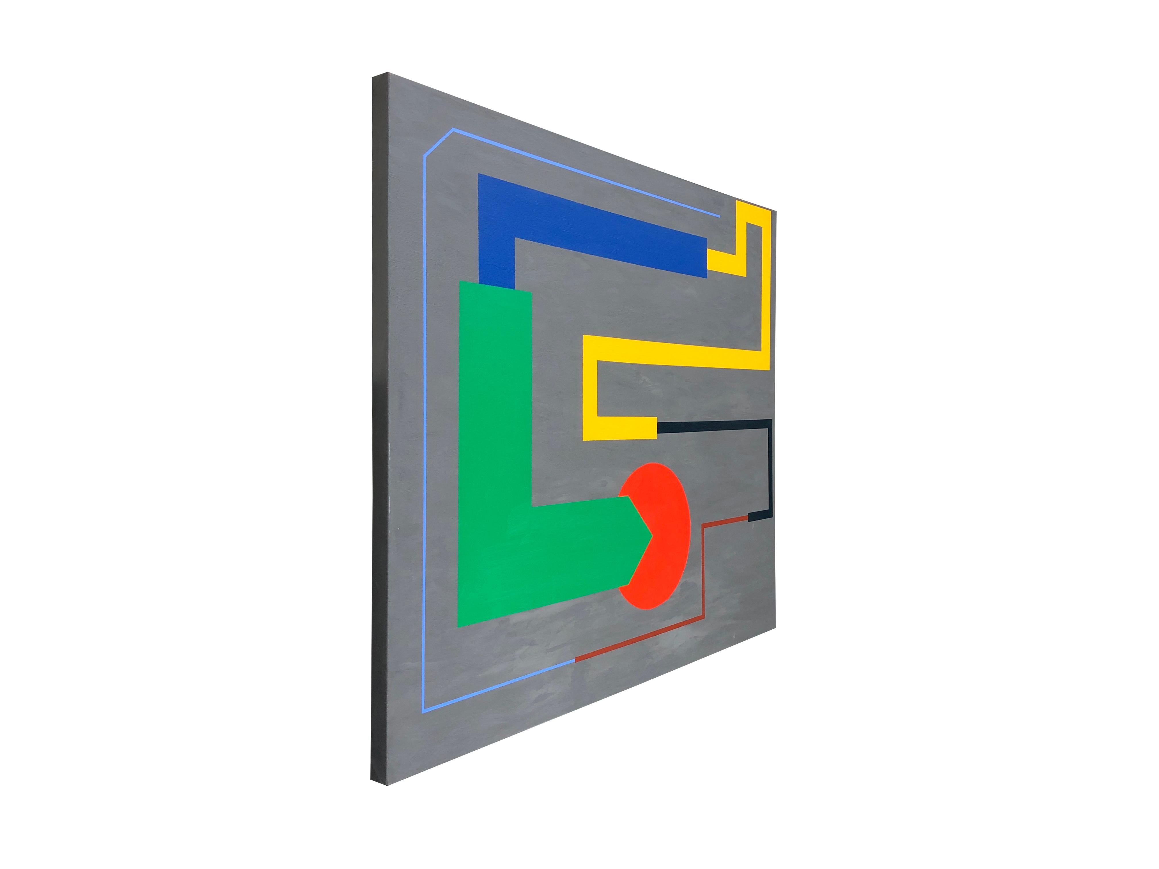 Follow The Leader di Troy Smith Fine Art Geometrico Astratto in vendita 2