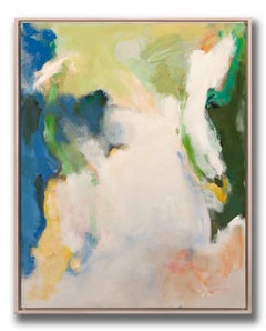 "Mercer Street" Abstract Oil Painting on Masonite by Rufus Zogbaum, Framed