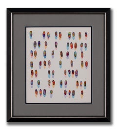 "II.2.1975" Watercolor Painting on Paper by Tim Nordin, Framed