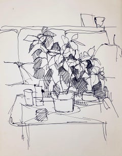 Untitled (Modern Still Life), 1964, Ian Hornak — Drawing