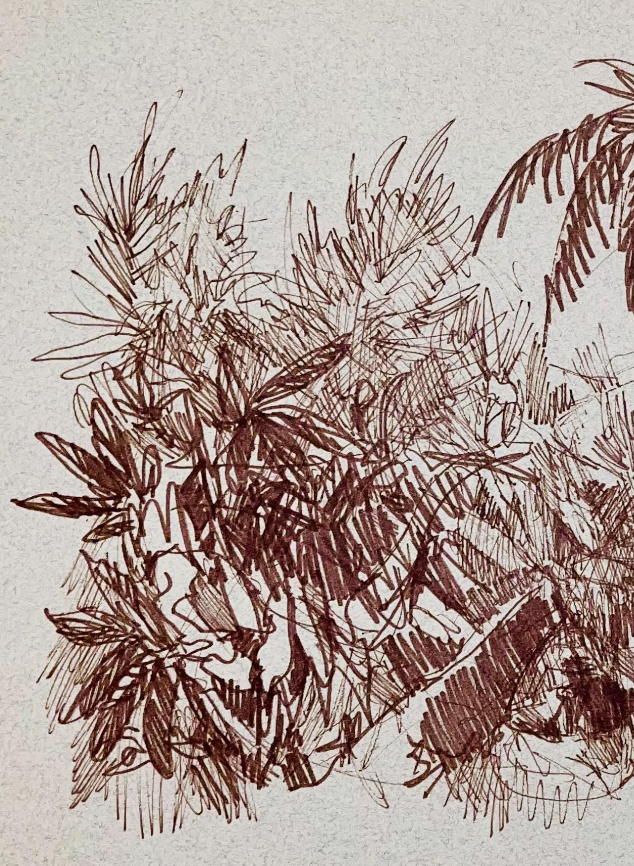 (Abstract Tropical Landscape) Untitled, 2001, Ian Hornak — Drawing For Sale 3