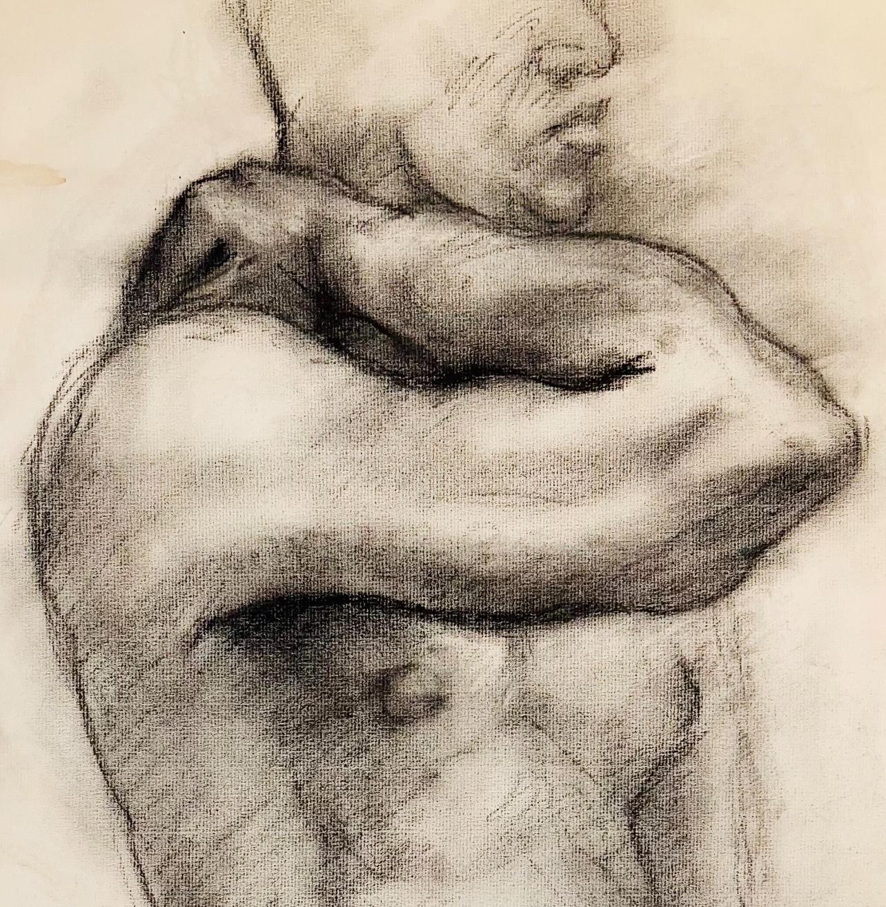 Ohne Titel (Studie einer männlichen Renaissance-Figur), 1963, Ian Hornak - Zeichnung im Angebot 1