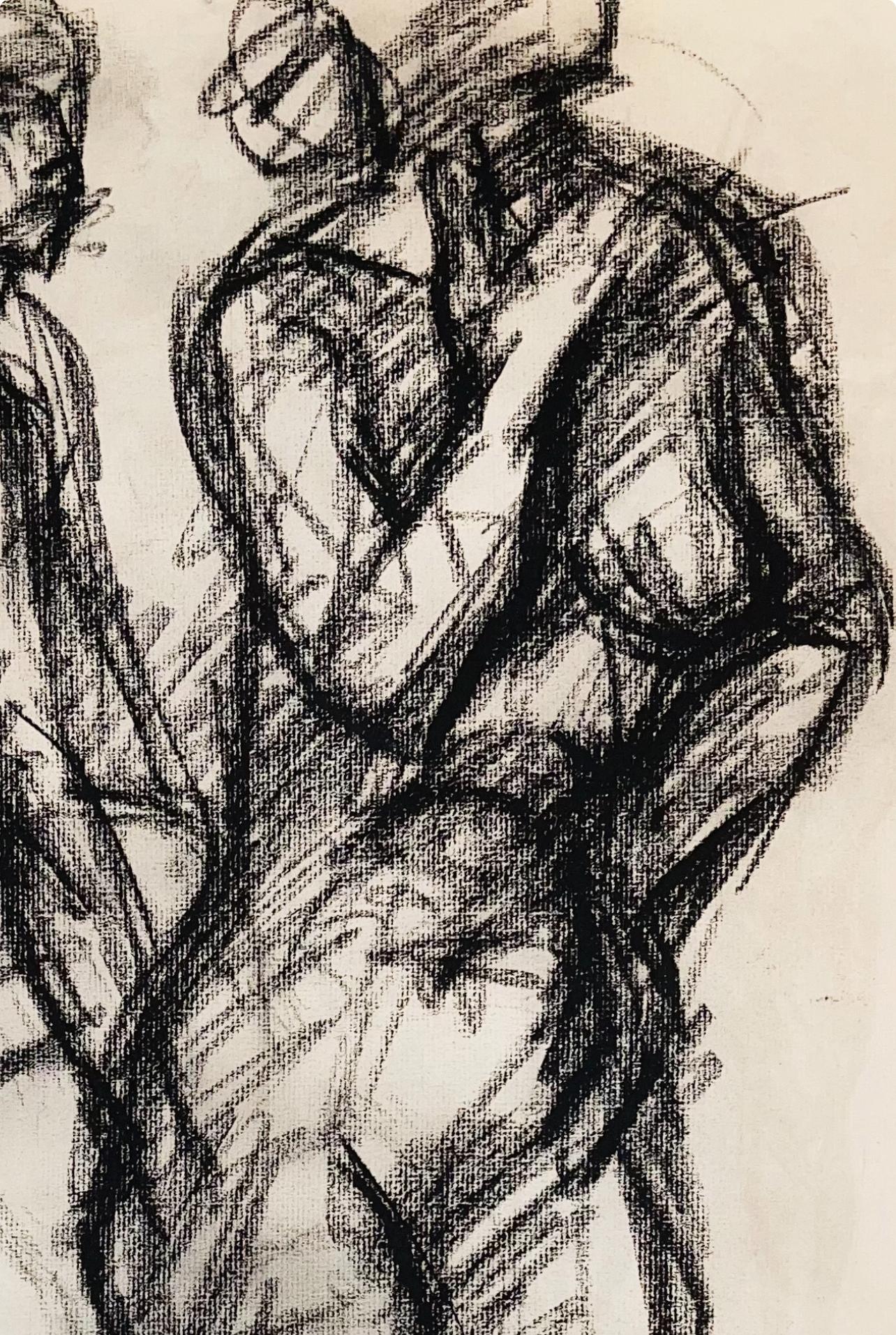 Untitled (Renaissance Female Nude Figure Study), 1963, Ian Hornak — Drawing For Sale 1