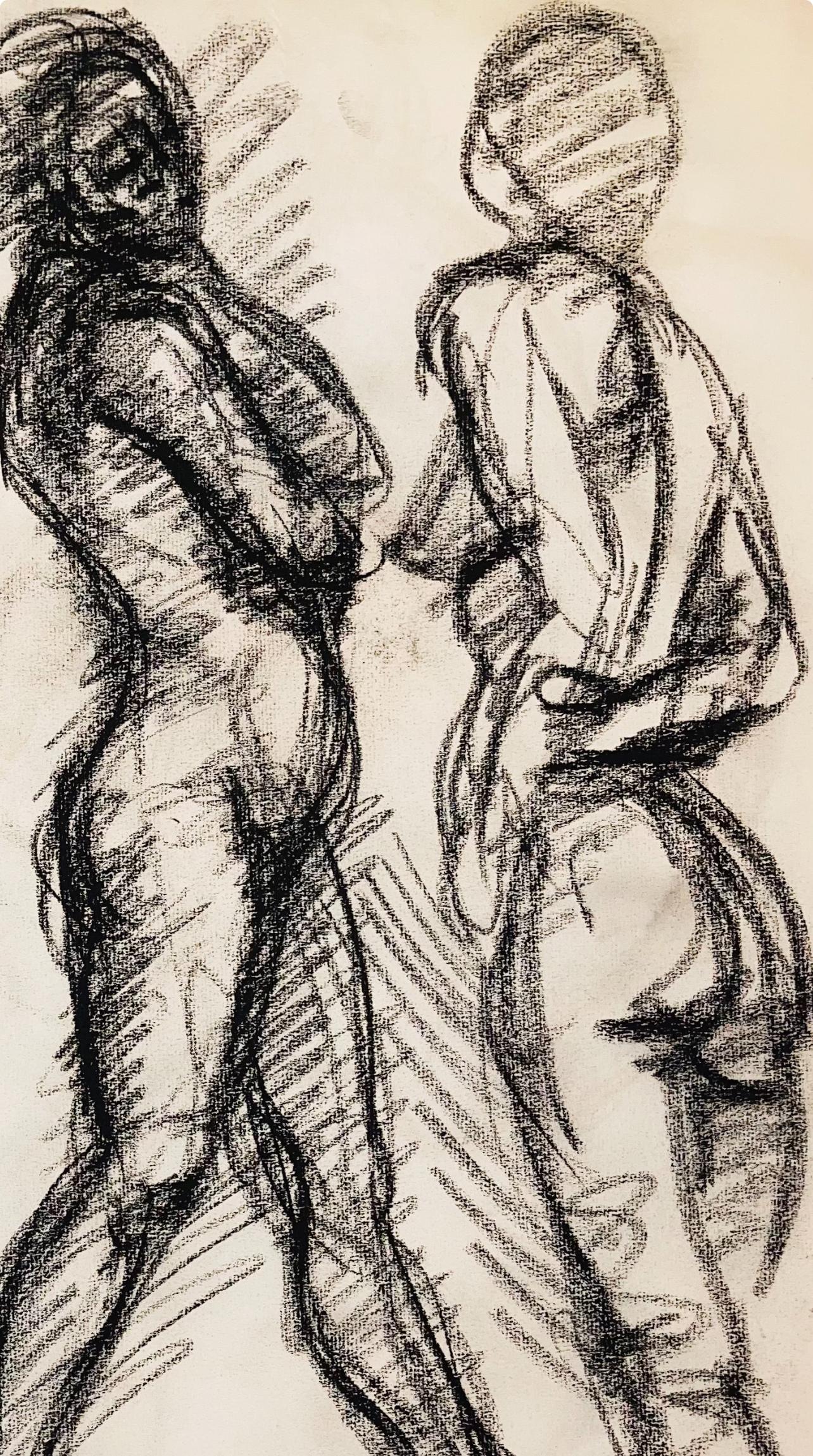 Ohne Titel (Studie eines weiblichen Renaissance-Akts), 1963, Ian Hornak - Zeichnung im Angebot 1