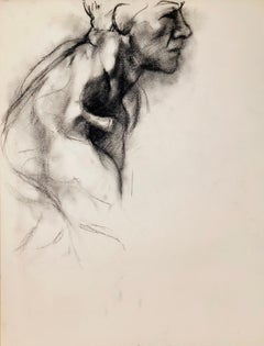 Sans titre (étude d'un nu masculin de la Renaissance), 1963, Ian Hornak - Dessin