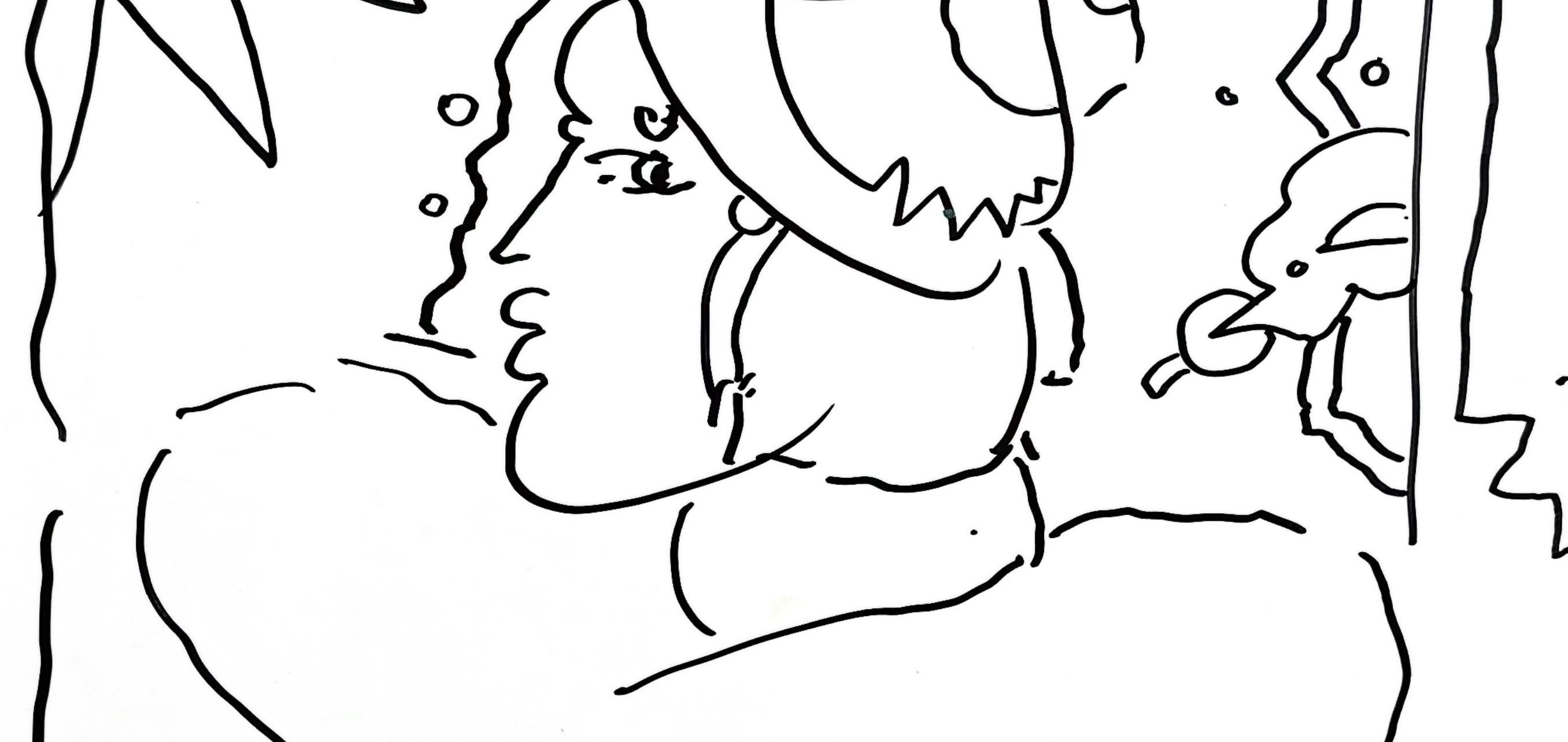 Profilo della signora, Peter Max in vendita 2