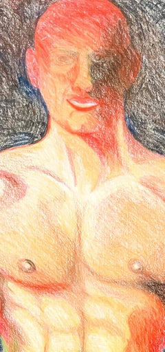 Lowell Nesbitt, L'homme aux lys de Calla '90, 1990