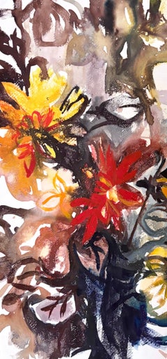 Ian Hornak, Expressionist Floral Bouquet, 1963