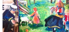 Ian Hornak, Family Gathering in a Summer Landscape, Circa 1963