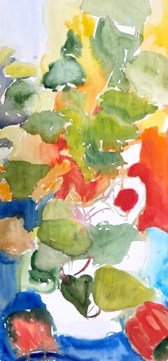 Ian Hornak, Still Life with Peppers and Green Leaves, Circa 1963