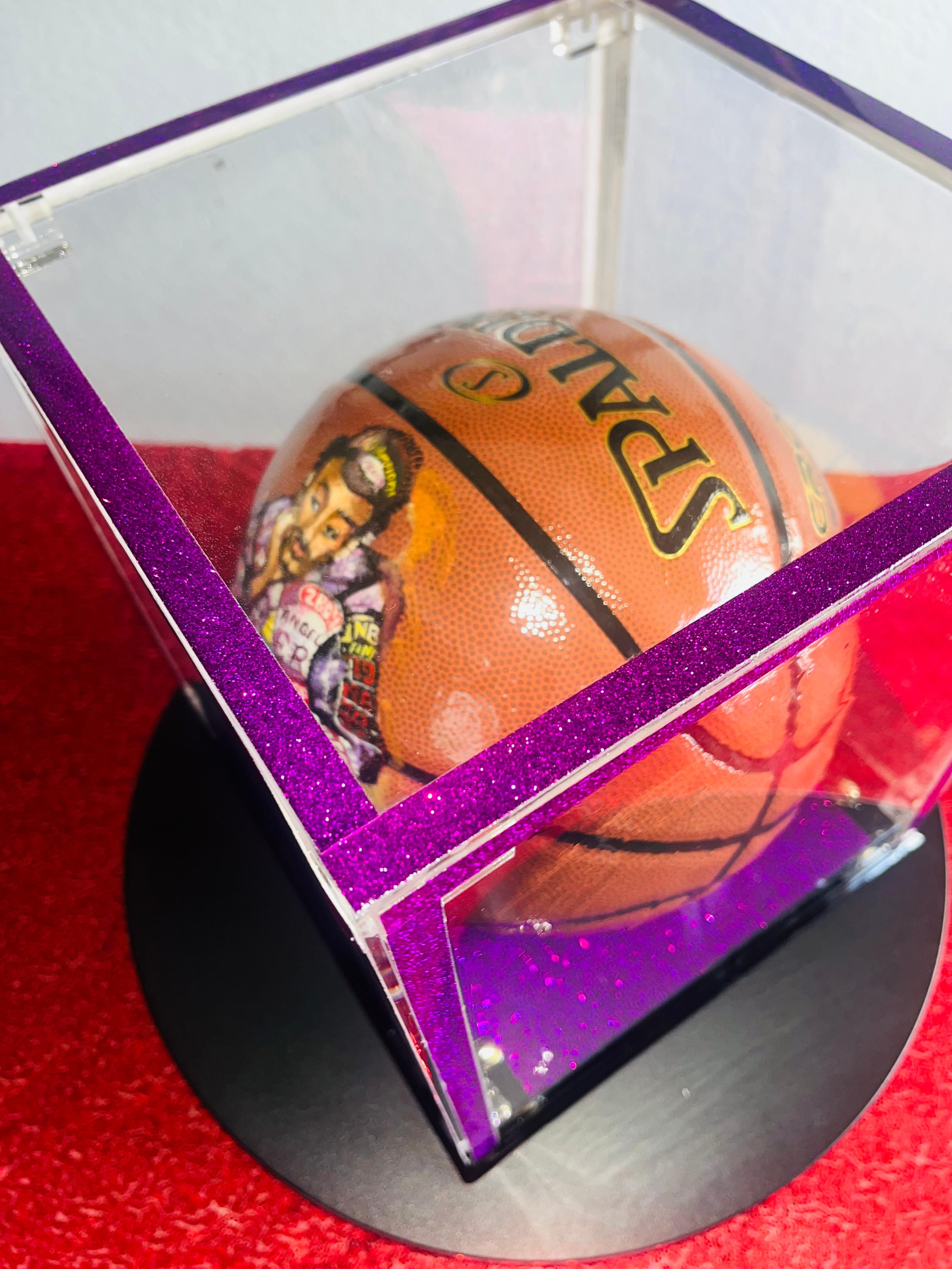 Kobe Bryant Super BasketBall (Einzigartige Erinnerungsstücke mit Turning-Tisch)  im Angebot 14