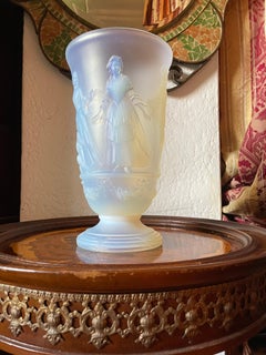 Sabino Style - Rare Menuet Translucent 3D Vase - Signed!