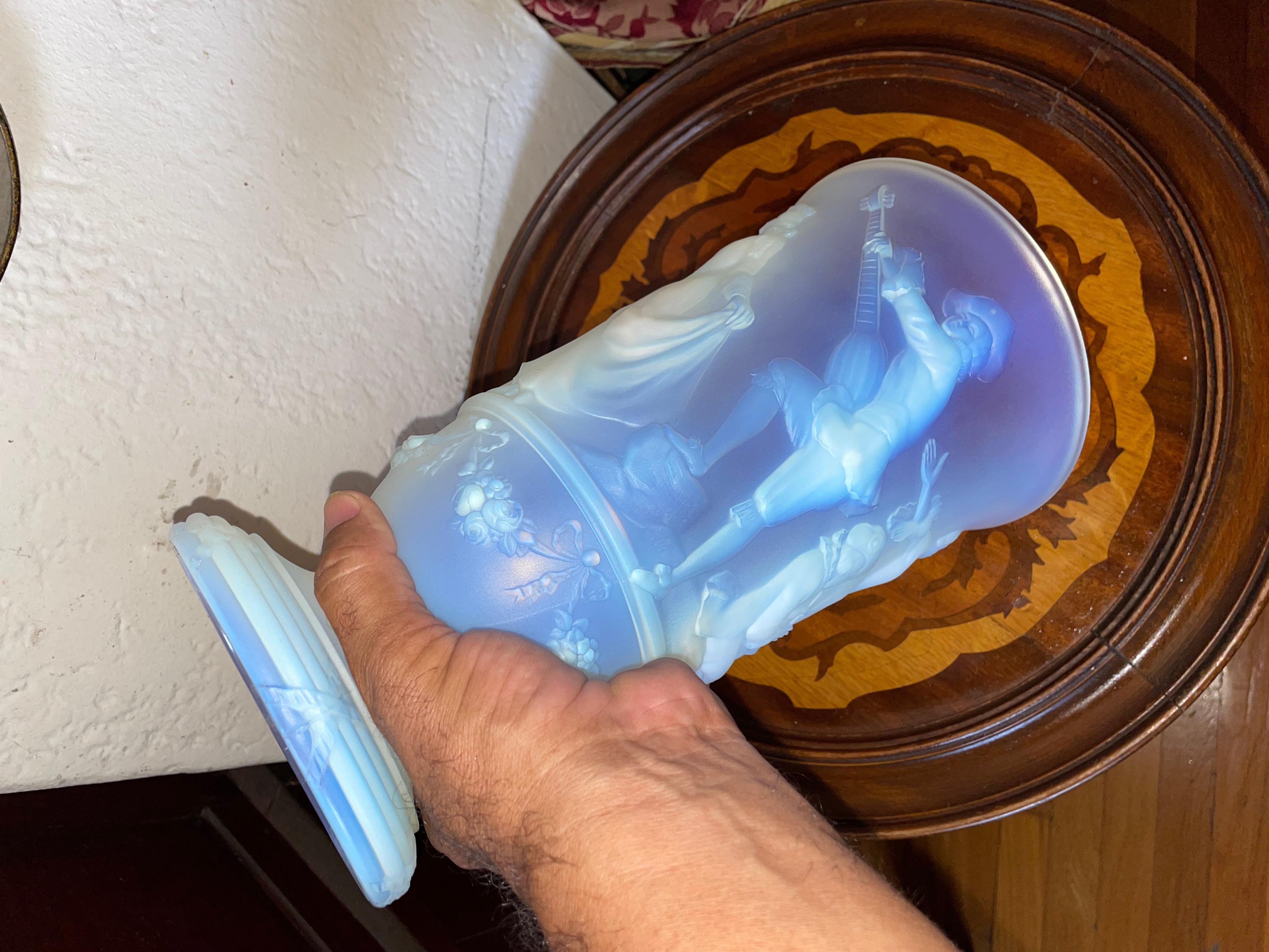 Estilo Sabino - Raro Jarrón Menuet Translúcido 3D - ¡Firmado! 9