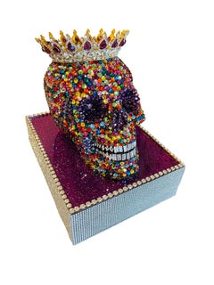 KING PRINCE: THE LEGEND LIVES ON (Swarovski Skull w/ Custom Base + Crown)