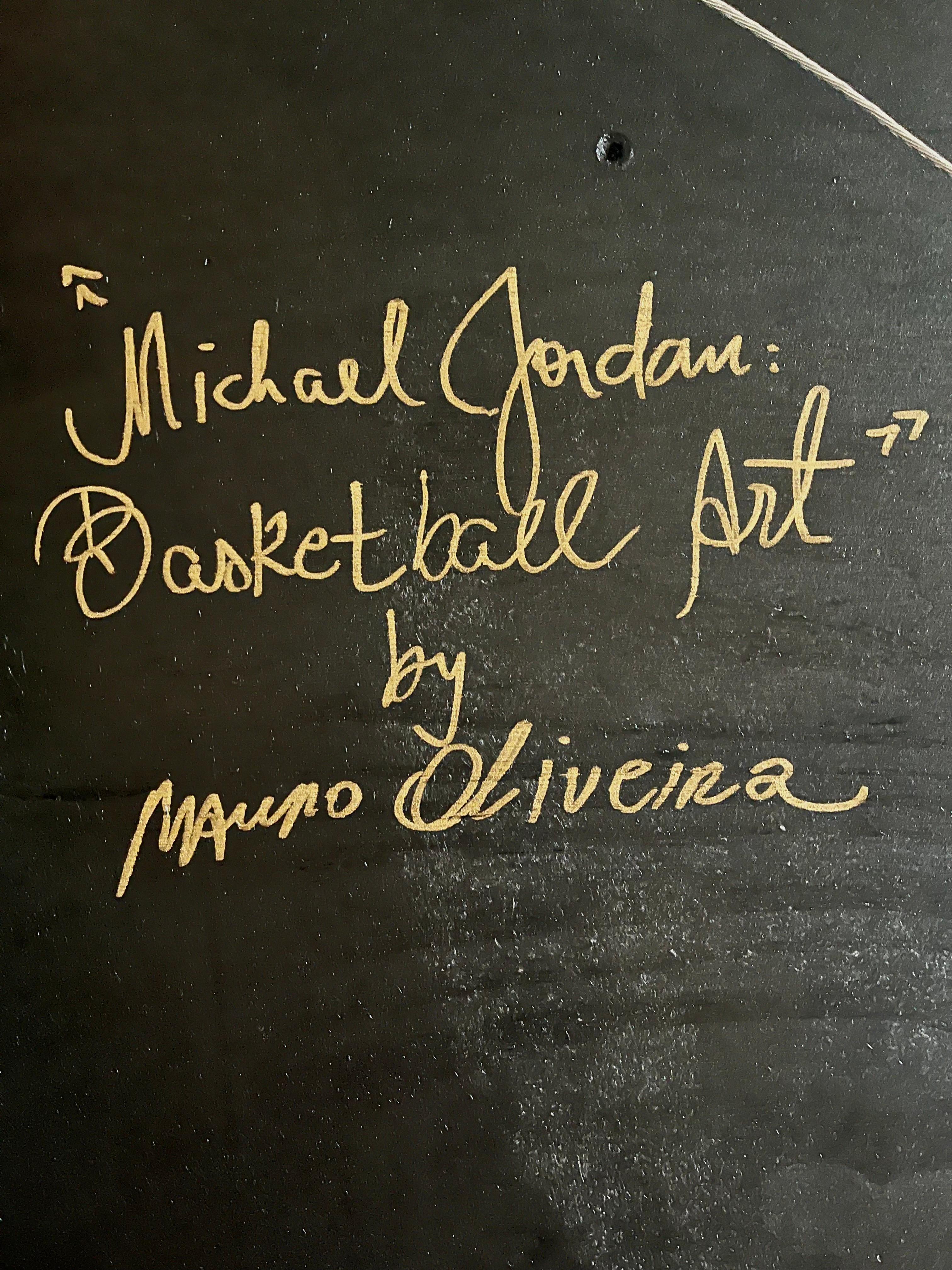 Michael Jordan: Basketball Art (Original And One Of A Kind Swarovski Piece)    12